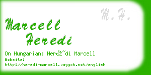 marcell heredi business card